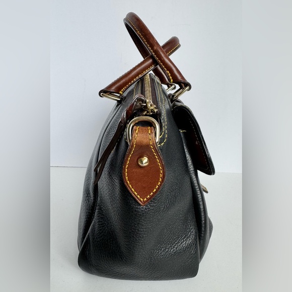 Dooney & Bourke Black Leather Satchel - Picture 4 of 9
